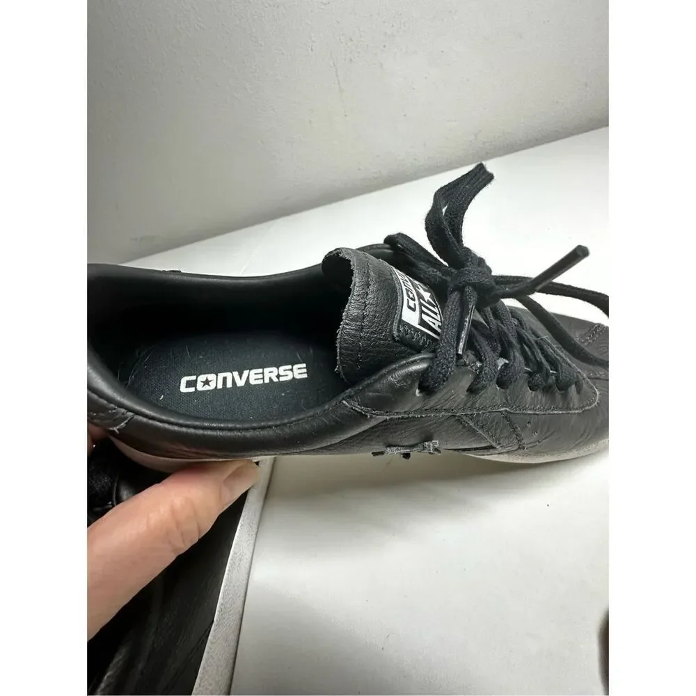 Converse All Star Breakpoint OX Sneakers Leather Black White Womens Sz 8 157802C - Picture 11 of 14